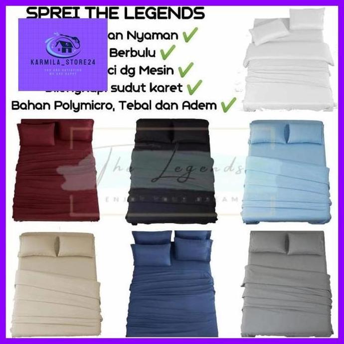 sprei polos ukuran 160 x 200|sudut karet|halus|termurah|160 x 200 x 15
