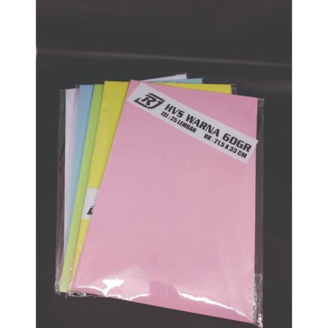 Kertas HVS 60gr warna-warni