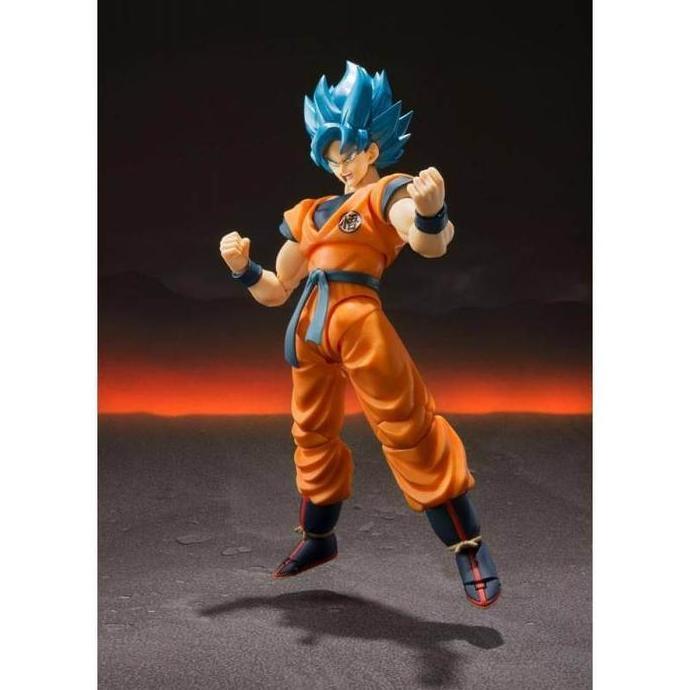 Shfiguarts Shf Ssgss Son Goku Super Saiyan God Super Saiyan Goku Blue