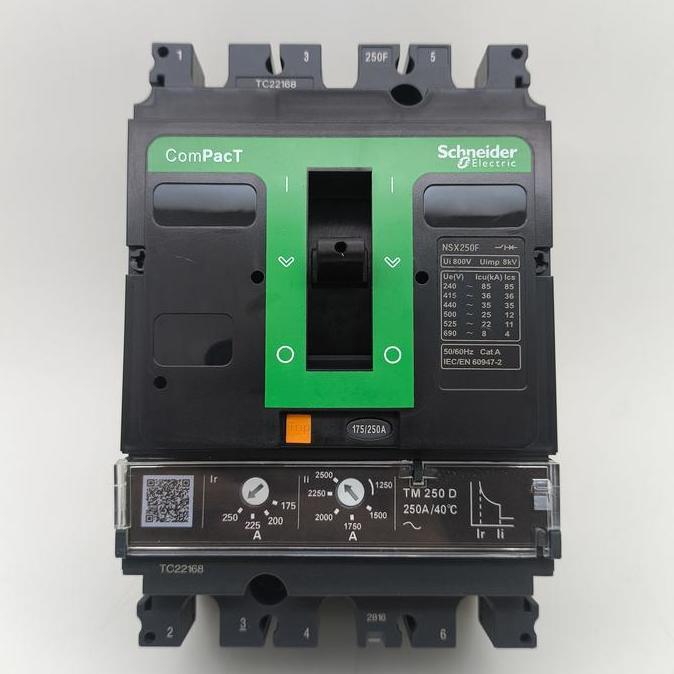 Promo MCCB/ BREAKER NSX250F 3P 250A 175-250A 36KA NSX250F 3POLE TM250D Diskon