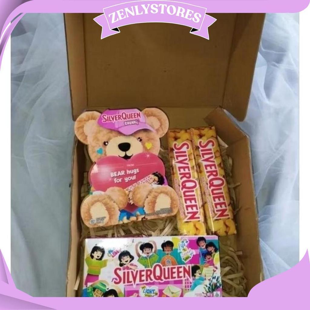 Hampers Coklat Silverqueen Beruang // Buket Silverqueen Beruang Best Seller