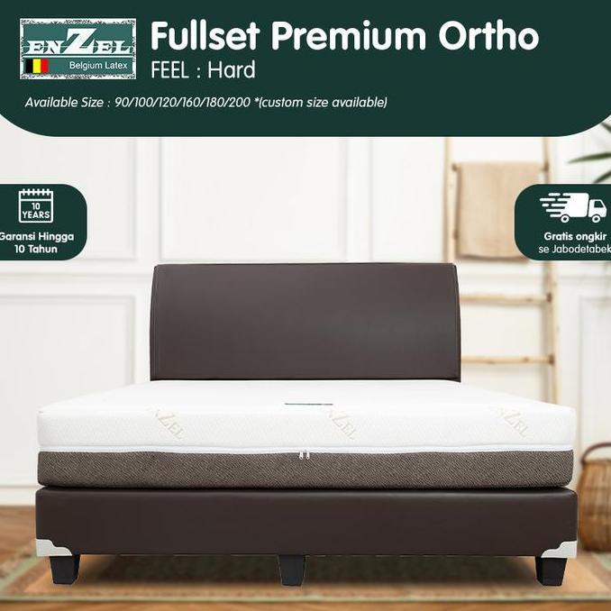 Full Set Kasur Latex Kesehatan - Enzel Premium Orthopedic