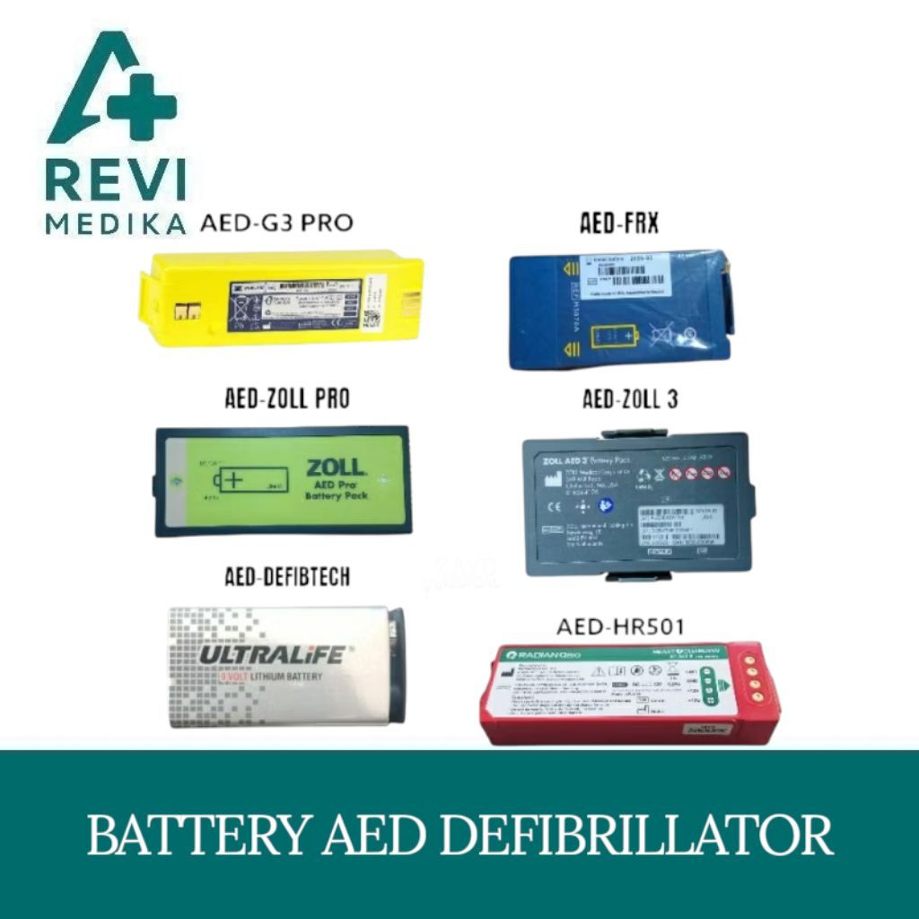 BATTERY AED DEFIBRILLATOR/BATERAI AED