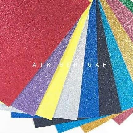 40x60 LEMBAR BUSA KREASI GLITTER EVA FOAM ART