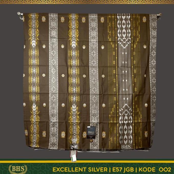 Diskon Sarung Bhs Excellent Silver Motif E57 Jgb Jacquard Gunung Bahan Mercerized Cotton Halus Dan L