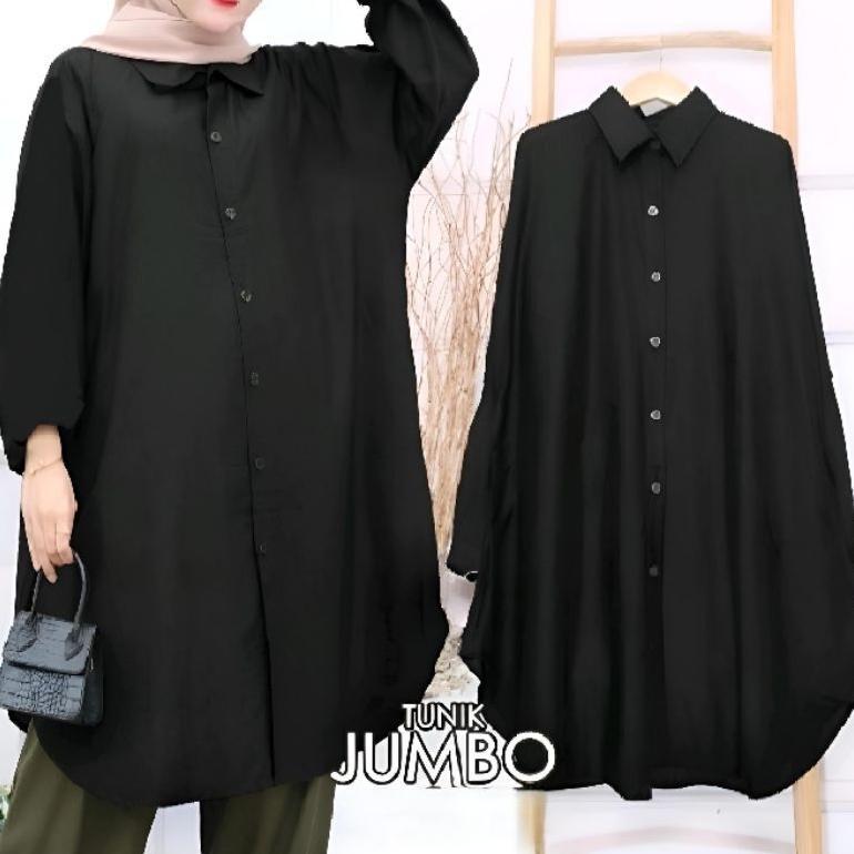 PROMO TERBARU NEW PRODUCT  TUNIK POLOS WANITA // TUNIK POLOS JUMBO KATUN LD 125