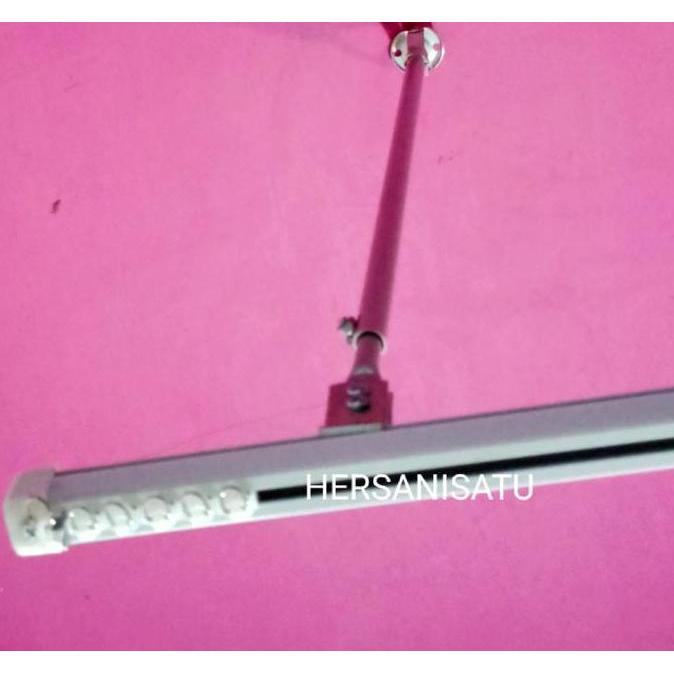 Diskon Hanger Plafon Gantungan Batang Gorden Ceiling Kotak Oval New Elite Rumah Sakit Klinik Ukuran 