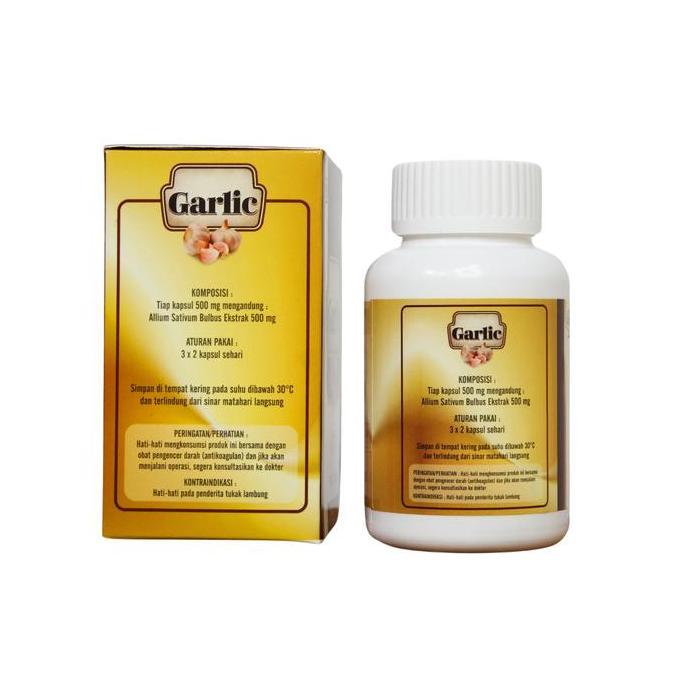 Clearx- Garlic Kapsul Ekstrak Bawang Putih Tunggal - Bawang Lanang