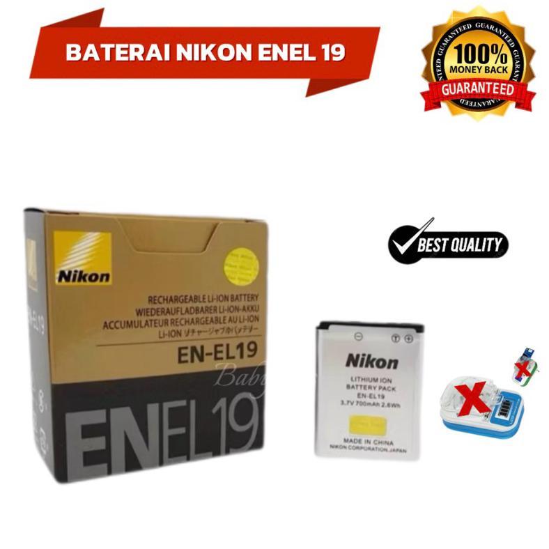 TERBARU BATERAI NIKON ENEL 19 For Kamera S3100 -S3200 -S3300 -S3500 -S2500 -S27
