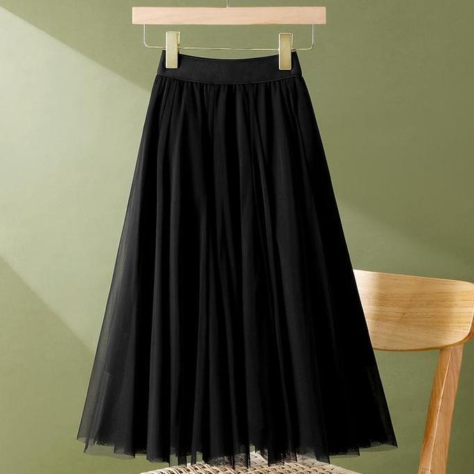 Rok Tutu panjang korean style wanita rok plisket premium maxi skirt Rok Tutu Maxy Model Korean Hits 