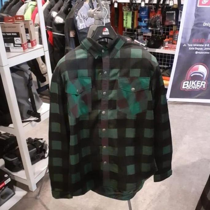 Kemeja Protektor Skull Riderz AIR RIDER MESH PROTECTIVE Flannel Jacket TT