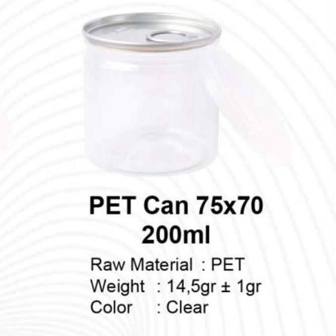 DOVLAND Pet Can 75x70 Pet Can 200 ml Jar sambal anti tumpah 200 ml