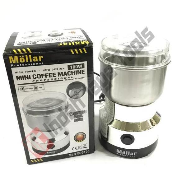 MOLLAR Mini Coffee Grinder Gilingan Kopi Listrik Bumbu Dapur Elektrik