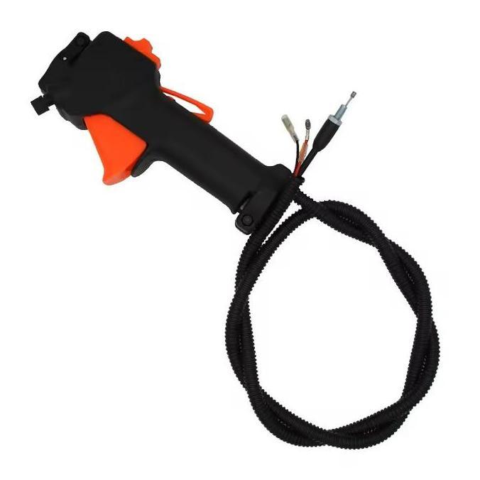DOVLAND Throttle Lever Stang Handel Gas Assy Komplit Kabel Gagang Mesin Potong Rumput 4 Tak