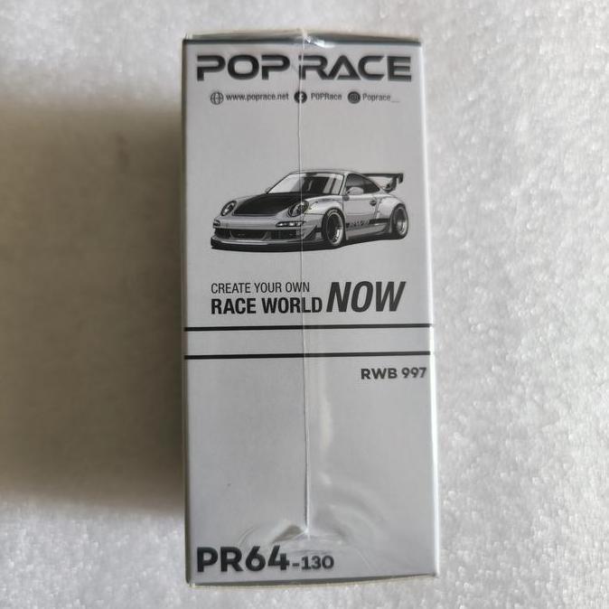 Promo POP RACE PORSCHE RWB 997 SILVER Diskon