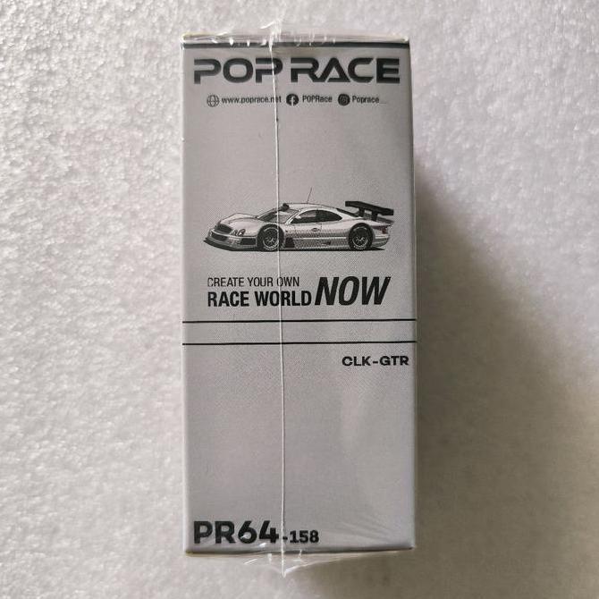 Promo POP RACE MERCEDES BENZ AMG CLK GTR SILVER Diskon