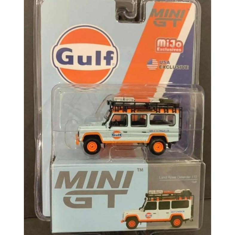 Promo MINI GT 156 LAND ROVER DEFENDER GULF BLISTER US VERSION Diskon