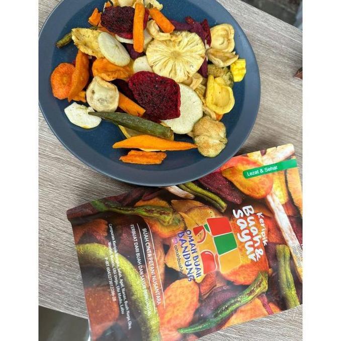 KOMPLIT Keripik Buah & Sayur OMBU // Keripik Buah // Keripik Sayur // CS
