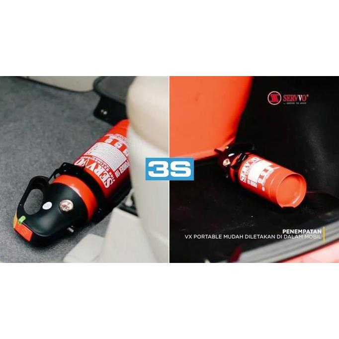 Apar Servvo 1 Kg Untuk Mobil - P 100 Sa Tabung Pemadam Kebakaran