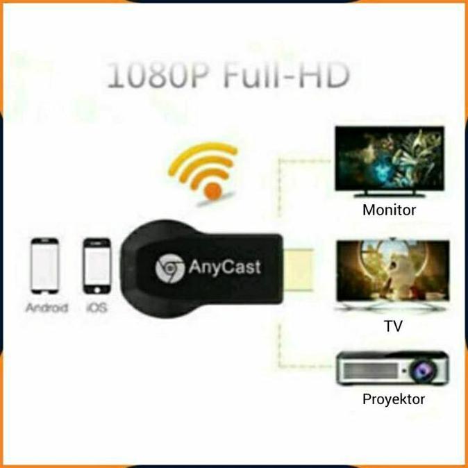 [COD] ANYCAST DONGLE SCREEN MIRRORING / ALAT PENYAMBUNG HP KE TV + SAMBUNGAN KABEL HDTV EXTENSION / 
