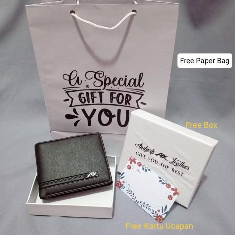 Hampers Pria GIft Pria Kado Pria Kado Ultah Pria Dompet Kado Pria(Dompet + Box + Kartuucapan+ Paper 