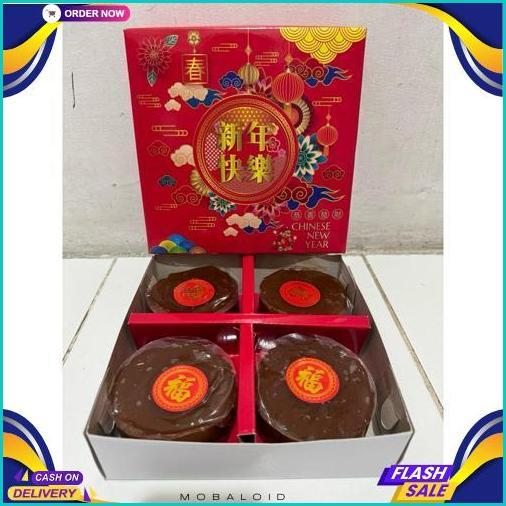 Hampers/ Souvenir Imlek/ Kue Keranjang, Kue Bakul, Merek Yes  Ukuran 1 Kg Isi 4 Asli Medan Enak Dan 
