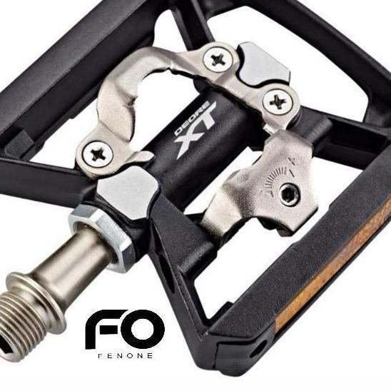 PEDAL PD-T8000 XT DEORE CLEAT MTB / SHIMANO PEDAL FLAT DAN CLEAT / SHIMANO PEDAL FLAT CLEAT MTB PD T