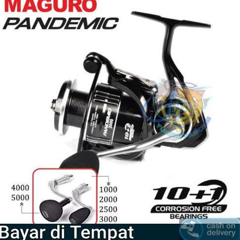 Reel Pancing Galatama Power Handle Maguro Pandemic 3000 Original / Reel Spinning Maguro Pandemic 300