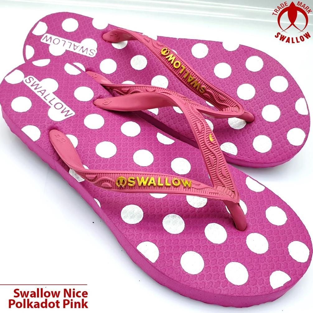 PREMIUM SWALLOW NICE POLKADOT - SANDAL JAPIT WANITA ORIGINAL SWALLOW - SENDAL JEPIT CEWEK SWALOW POL