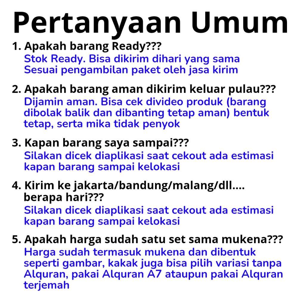 NEW PRODUCT HAMPERS SEPERANGKAT ALAT SHOLAT/ SEPERANGKAT ALAT SHOLAT MAHAR/ SEPERANGKAT ALAT SHOLAT 