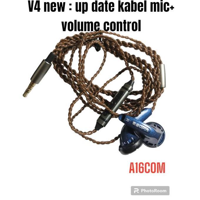 EARBUD VIDO MIC DIY RECABLE JACK LURUS V4new