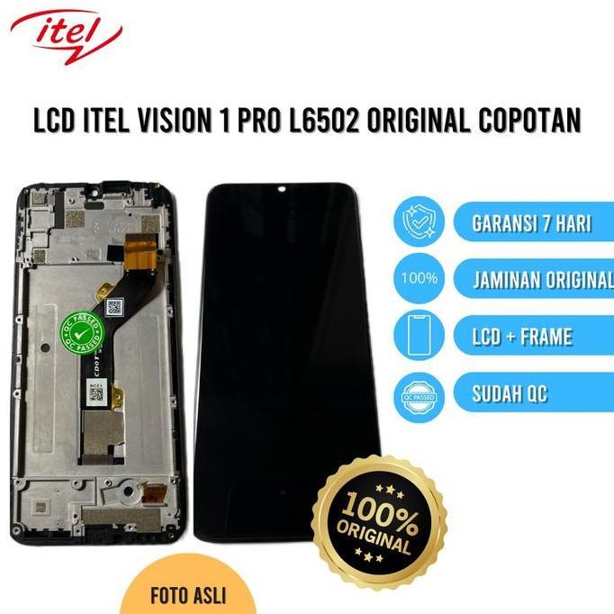 LCD TOUCHSCREEN ITEL VISION 1 PRO L6502 ORIGINAL CABUTAN