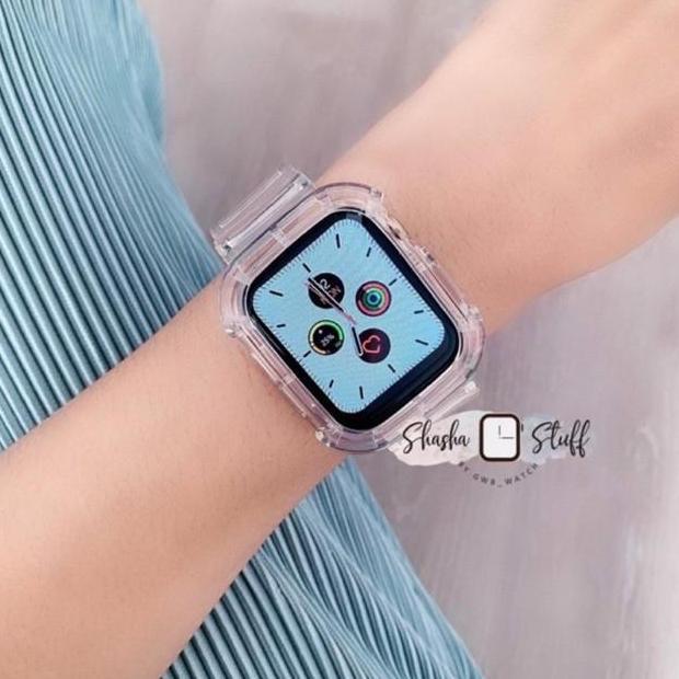 STRAP TRANSPARAN SPORT STYLE IWATCH & IWO WATCH