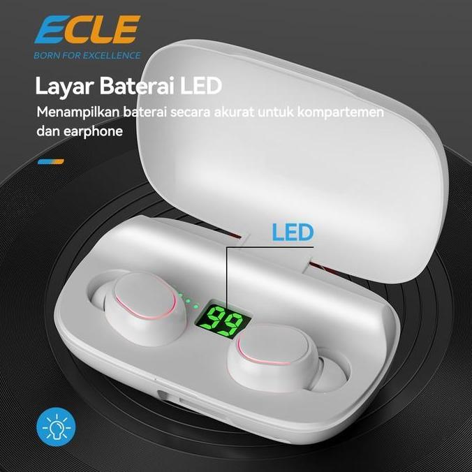 [New Launch] ECLE T11 TWS Bluetooth 5.0 Earphone Wireless Headphone