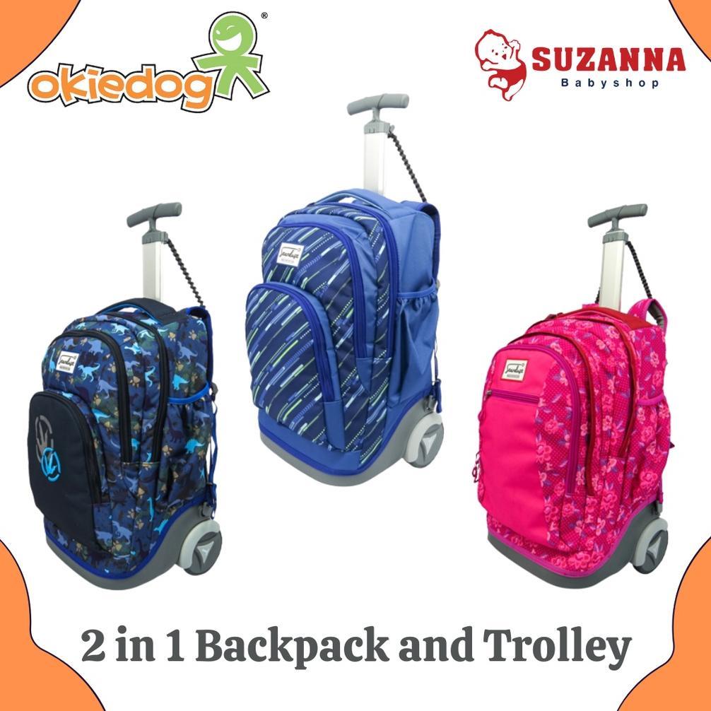 Stardust by Okiedog 2 in 1 Backpack and Trolley - Tas Troli Anak