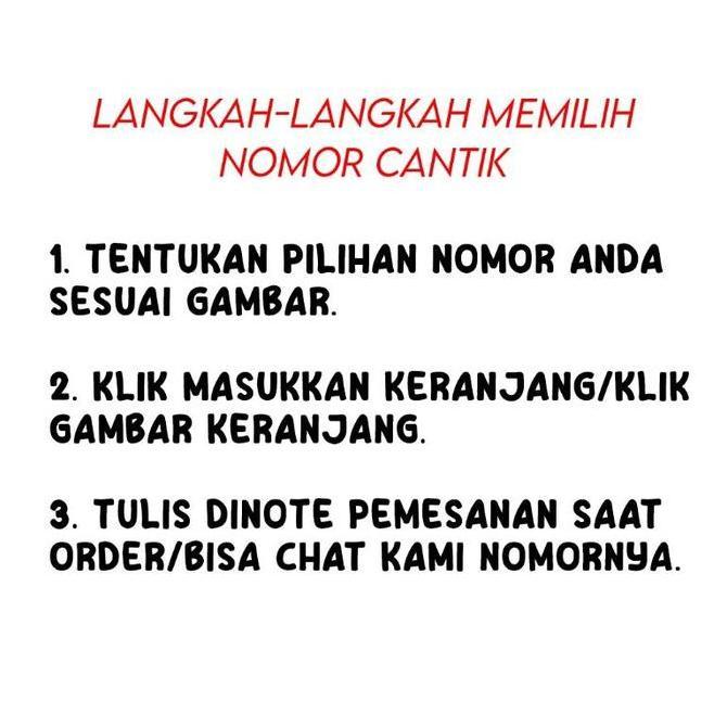 Nomor cantik XL 0819