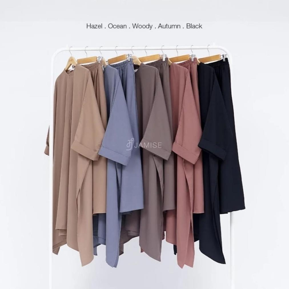 Hot Sale Promo One Set Rok Tunik Satu Set Tunik Dan Rok Polos Wanita Terbaru Abaya Tunik Baju Muslim