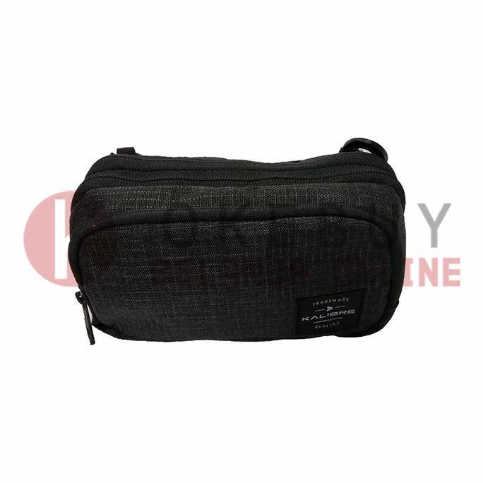 TERBARU - Kalibre Tas Selempang Hp Kalibre 920799 340 Smartphone Case Hitam dengan 3 Kompartment Zip