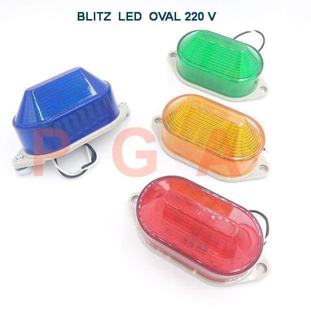 Lampu Blitz Strobo LED Oval 220V terlaris