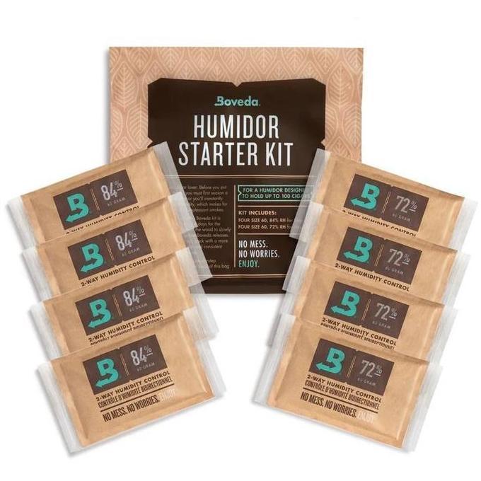 BEBAS ONGKIR - Boveda Humidor Starter Kit for Seasoning 100ct Humidor - Humidity Control