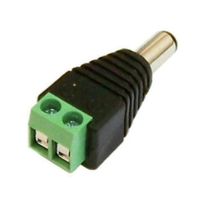 Jack konektor dc male / power dc cctv male ready
