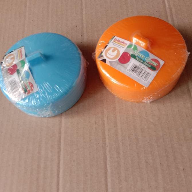 Tutup Gelas Plastik 9 Cm Isi 6 Pcs / Tutup Gelas Gc810