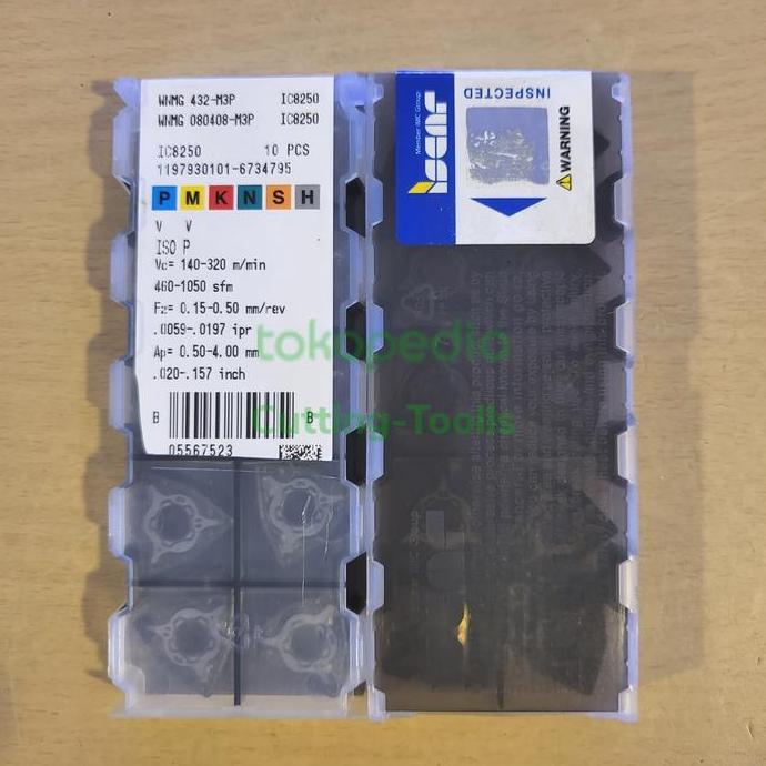 QANTASH INSERT WNMG 080408 ISCAR / INSERT BUBUT WNMG / WNMG 080408 / WNMG