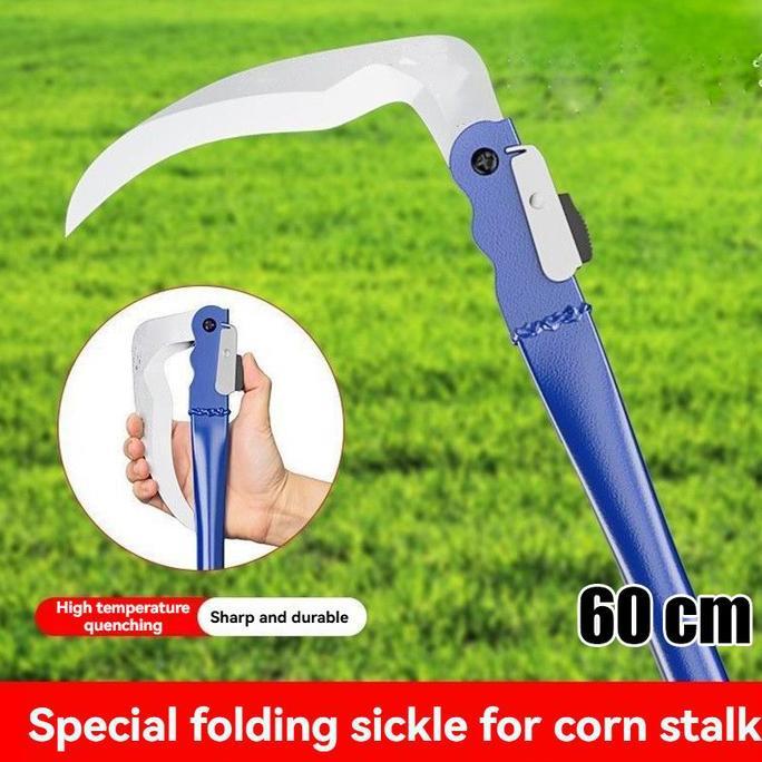NOXAZA Alat Panen Batang Padi Dan Jagung/Sabit Lipat Baja/Alat Berkebun Lipat Serbaguna Untuk Memoto