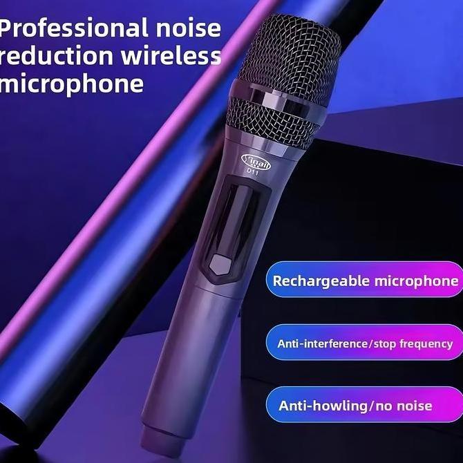 Mikrofon Karaoke Wireless Microphone Mic Karoke MC Wawancara Masjid original