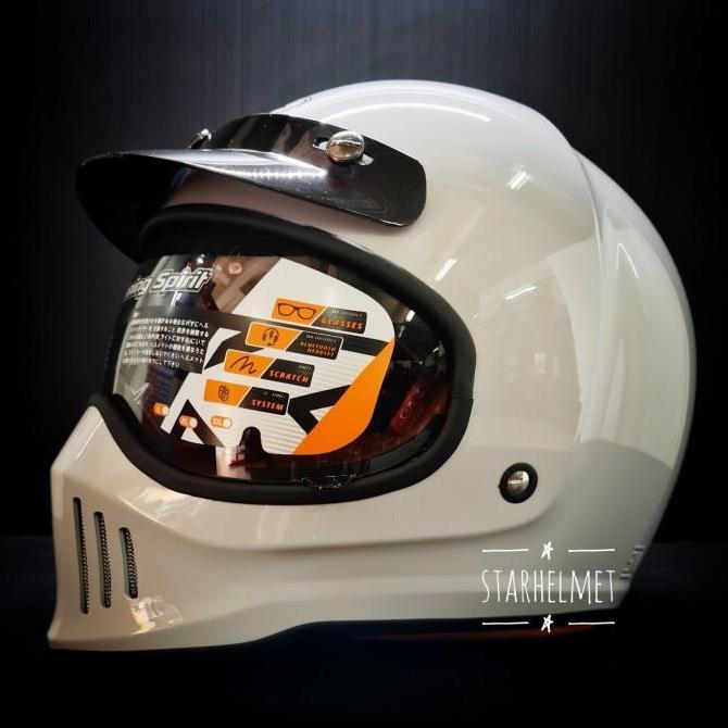 Helm INK Trooper Solid Full Face Retro