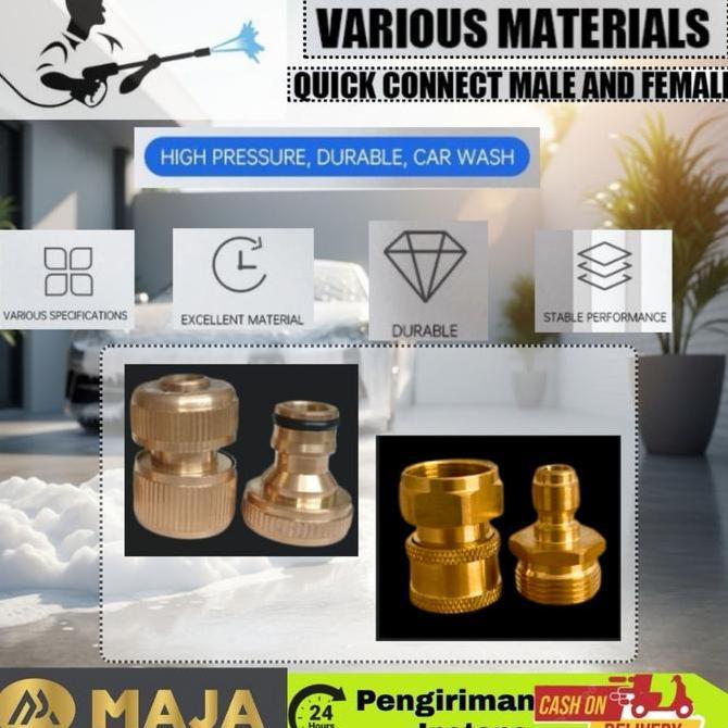 Moveclap 2pcs Konektor M22 Male & M22 Female Quick Release / M22 Quick Release