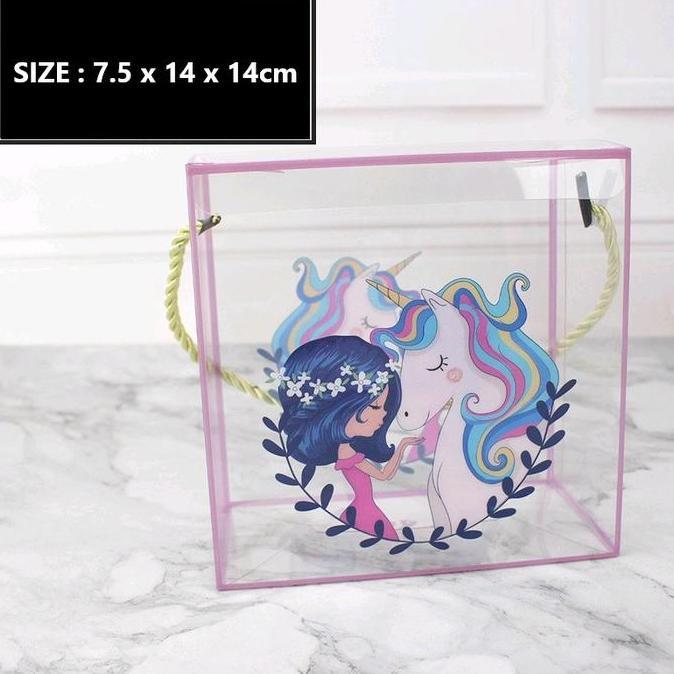 5Pcs Box Mika Souvenir Ultah Box Mika Unicorn Box Mika Ultah Anak Box Mika Mini Box Mika Premium Box