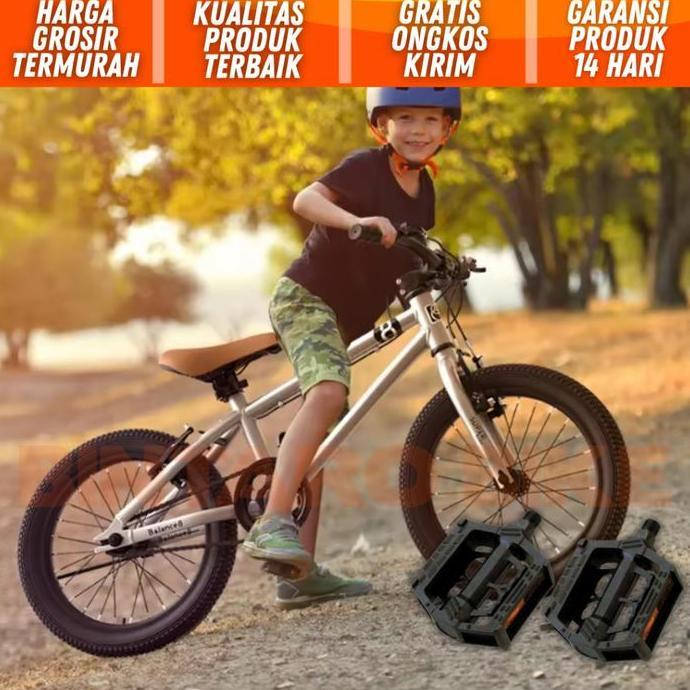 Murah Pedal Sepeda As Kecil PV3 Pedal Sepeda BMX Fixie Fixed Gear Sepeda Anak Mini London Taxi Seped