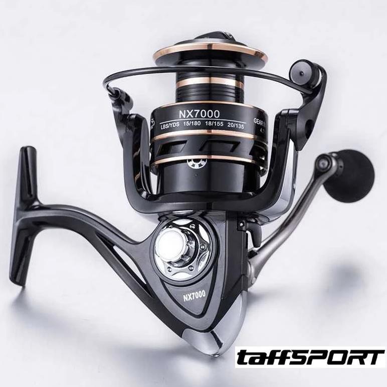 TaffSPORT Gold Sharking NX Series NX2000 NX4000 NX6000 Rel Real Rol Ril Gulungan Reel Pancing Murah 